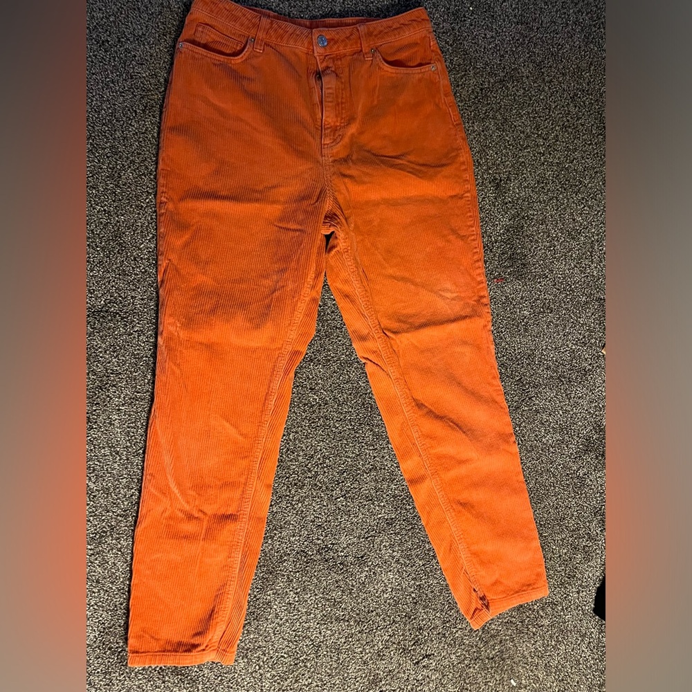 Urban Outfitters bdg corduroy mom jean/pant size 30 orange